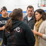 Rick and Ceci Schimmel speaking to PBPN youth