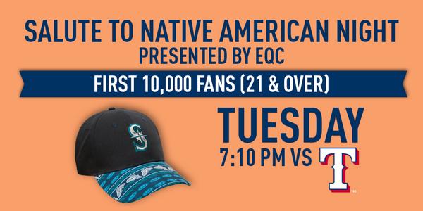 Native American Night at Safeco Field; Seattle Mariners vs Rangers
