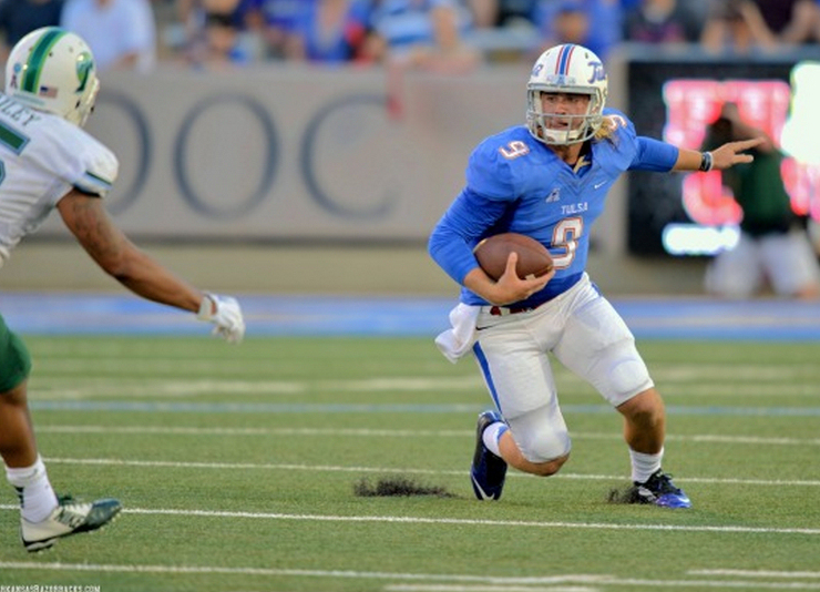 QB Dane Evans (Wichita Tribe) Leads Tulsa to OT Win Over Tulane