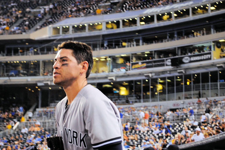 Jacoby Ellsbury (Navajo) Records His 1000th Hit As Derek Jeter Bids Farewell To Kauffman Stadium