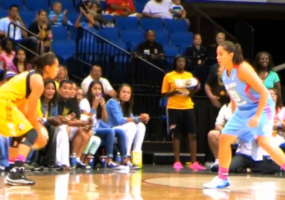 BEHIND THE SCENES: Atlanta Dream vs Tulsa Shock 7/31/14