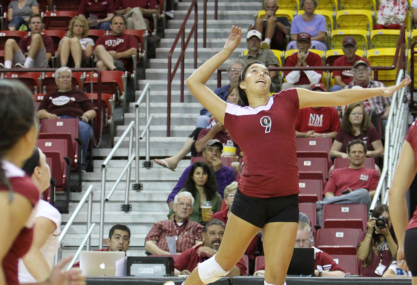 Aggies Cruise to First WAC Victory of the Season; Bradley Nash (Navajo) with 5 Kills and 9 Digs