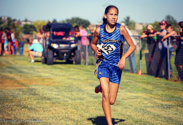 Todd County 7th grader Kelsie Herman was 5th against a loaded field at the Rapid City Invite