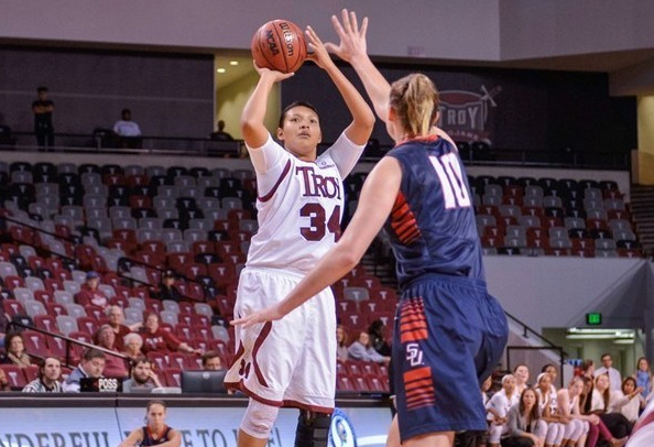 Caitlyn Ramirez (Seminole Nation) Named All-Sun Belt Preseason 3rd Team for Troy Trojans