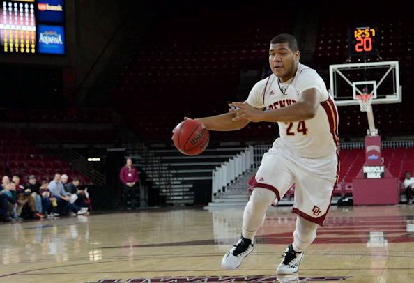 Christian Mackey (Navajo) Scores Nine points and adds Four Rebounds in Denver’s Win over San Diego, 59-47