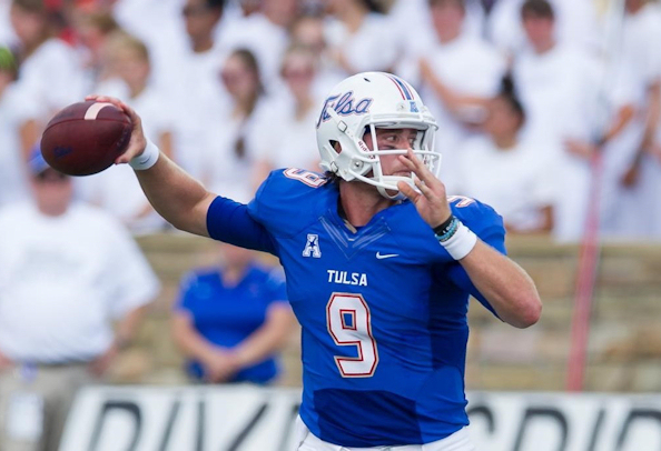 Dane Evans (Wichita Tribe) threw for 341 yards and two touchdowns in rallying Tulsa to a 34-24 victory over Louisiana-Monroe