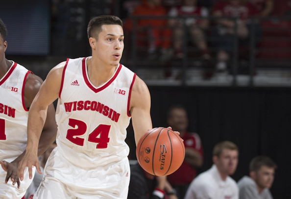 Bronson Koenig (Ho-Chunk) Scores Game-High 14 Points in Annual Red/White Scrimmage