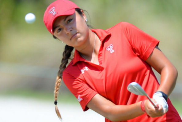 Gabby Barker (Shoshone-Paiute) Tied for 2nd Place after Day One at Red Raider Invitational
