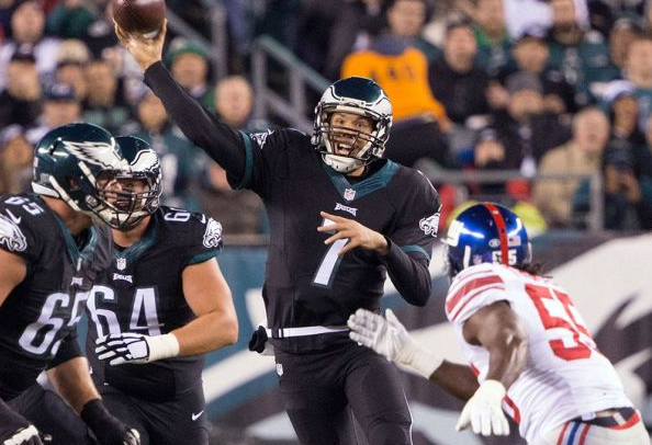 Eagles win 27-7, but Sam Bradford (Cherokee) struggles with interceptions