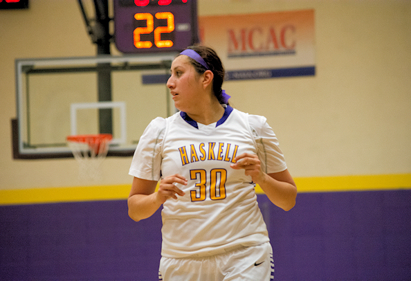 Haskell Women’s Basketball Move to 5-0 on the Season Behind Tyler Sumpter’s (Paiute Tribe) 20 Points; Indians Defeat Southwestern 84-55