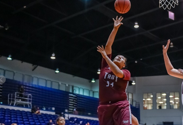 Caitlyn Ramirez (Seminole Nation) Scores 16 Points for the Troy Trojans who Fall to Belmont on the Road