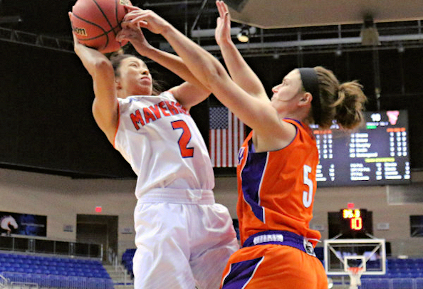 Lauren Billie (Creek/Seminole) Scores 11 Points for the University of Texas-Arlington Mavericks who win big over Missouri Valley