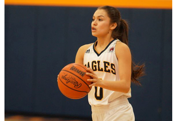 Mariah Stacona (Warm Springs Tribe) scores 17 Points for Northwest Eagles who Fall to Pugent Sound in OT