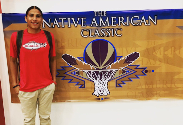 2015 Native American Classic: United Tribes Men’s Basketball Defeats Little Big Horn College 116-88 behind James Iron Eyes (Sioux) 28 Points