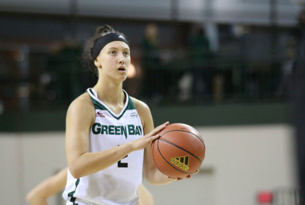 Tesha Buck (Mdewakanton Sioux) Scores Game High 16 Points as Green Bay Defense Shines in 58-56 Victory Over Vanderbilt