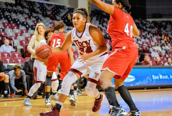 Caitlyn Ramirez (Seminole Nation) Scores Team-High 16 Points as the Troy Trojans Smothers Nicholls in Dominant Performance