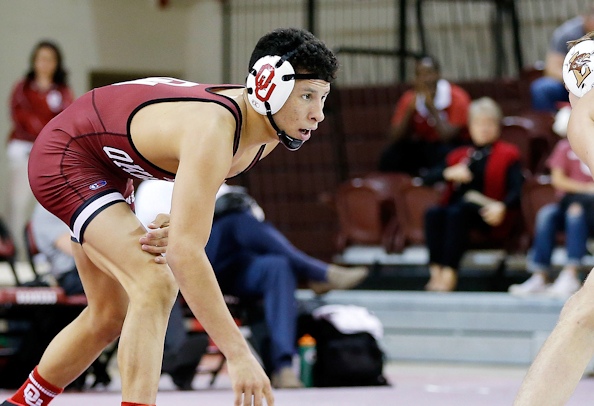 Davion Jefferies (Muscogee Creek Nation) Secures 4-2 Decision at 149lbs in No. 9 Sooners Victory over Bucknell