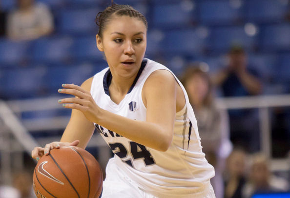 MorningRose Tobey (Assiniboine Sioux) posts Career-High 10 Points in Wolfpack’s 58-66 Loss to Bronchos