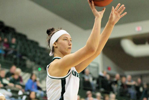 Tesha Buck (Mdewakanton Sioux) led Green Bay in the scoring column with 11 points in Record-Breaking Performance
