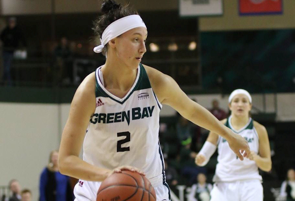 Tesha Buck (Mdewakanton Sioux) Scores 12 Points for Green Bay who defeat NKU 81-73 for 12th Straight Win