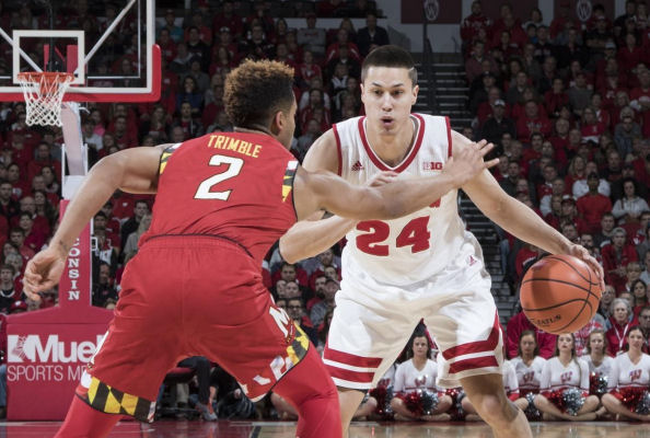 Bronson Koenig (Ho-Chunk Nation) Scores 16 Points as Wisconsin Knocks Off No. 2 Maryland, 70-52