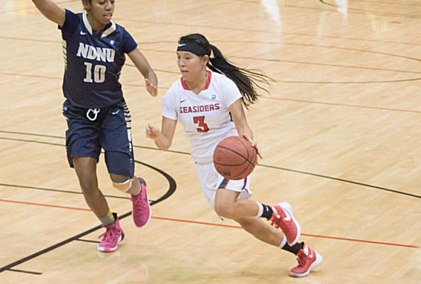 Senior Celeste Claw (Navajo) leads all players with a career-high 24 points as Seasiders Fall to Cougars on Senior Night
