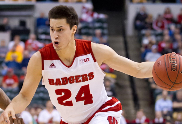 Bronson Koenig (Ho-Chunk) and Wisconsin Badgers begin NCAA tournament against Pittsburgh in St. Louis on Friday