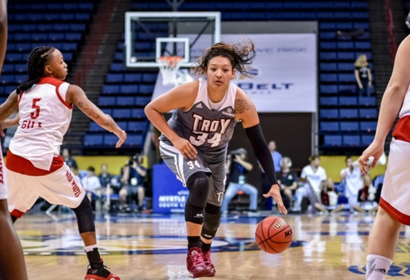 Caitlyn Ramirez (Seminole Nation) Leads Troy with 24 Points to advance to Sun Belt Conference Championship Game