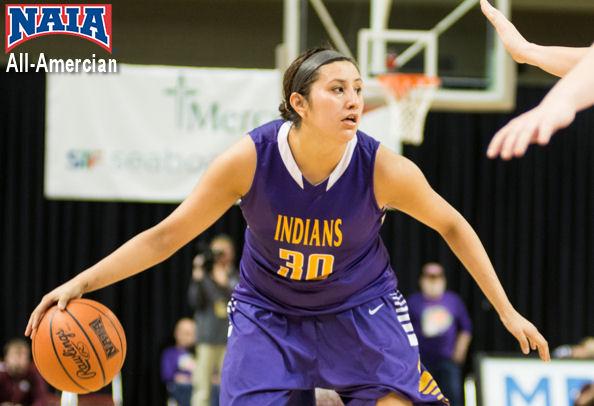 Haskell Indian Nations University’s Tyler Sumpter (Paiute) named a 2016 NAIA Division II Women’s Basketball All-American