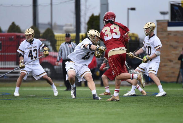 Zach Miller’s (Seneca Nation) OT Winner Sends No. 1 Denver past No. 2 Notre Dame, 9-8