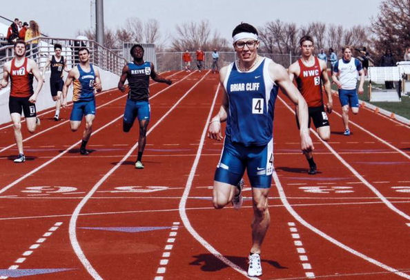 Robert Iron Shell (Sioux) has been named the GPAC Men’s Outdoor Track Athlete-of-the-Week