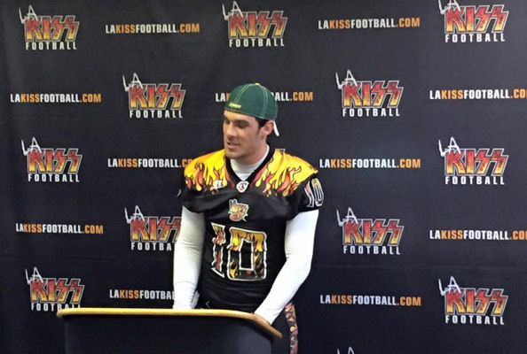 LA KISS quarterback Nathan Stanley (Cherokee Nation) named “Under Armour Offensive Player of the Game”