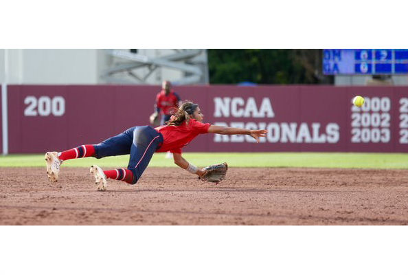 Hailey Lunderman’s (Choctaw/Lakota) 3 hits and defense helps Ole Miss Win First Ever SEC Tournament Game