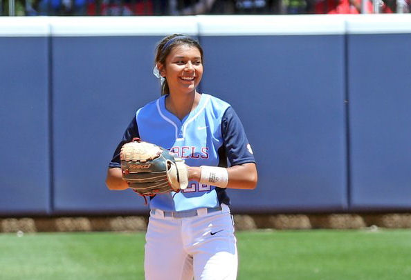 Ole Miss softball shortstop Hailey Lunderman (Choctaw/Lakota) has been named to the All-SEC Freshman team