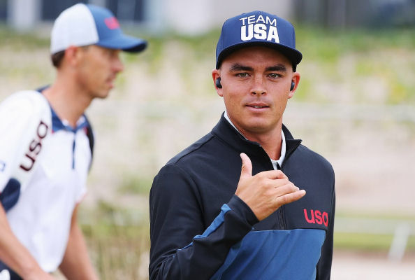 Other Olympians thank Rickie Fowler (Navajo) for coming to Rio