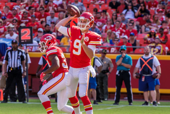 Kansas City Chiefs’ Tyler Bray (Potawatomi) Will start in Thursday’s preseason finale; Projected to be on final roster