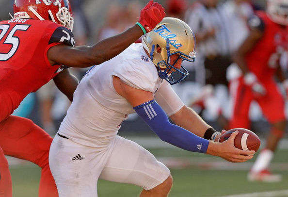 Dane Evans (Wichita Tribe) has game-winning TD as Tulsa erases 31-point deficit for biggest comeback in school history