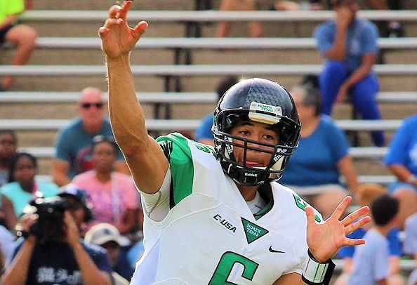 Freshman quarterback Mason Fine (Cherokee) had his first 200-yard passing game for the Mean Green in Win over Rice