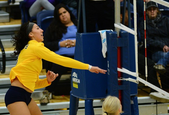 Ashlynn Ward (Standing Rock Sioux) posted a team-best 20 kills in the match against Cal State Dominguez Hills