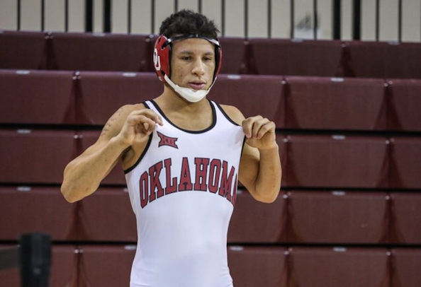 Oklahoma junior Davion Jeffries (Mvskoke Creek) placed fourth in 149Lb Division at the Lindenwood Open