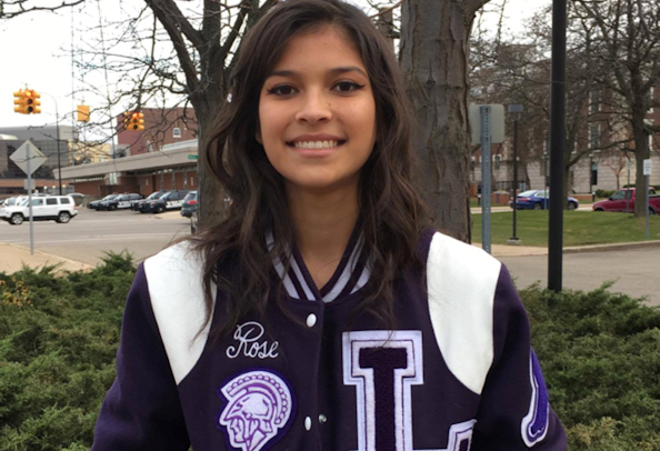 Rose Tecumseh (Navajo/PBPN) Named to Battle Creek Enquirer 2016 All-City Volleyball Team