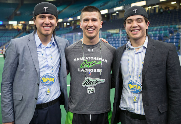 For the first time ever in a pro lacrosse game, four siblings will all compete in the same game; Thompson Brothers Lacrosse