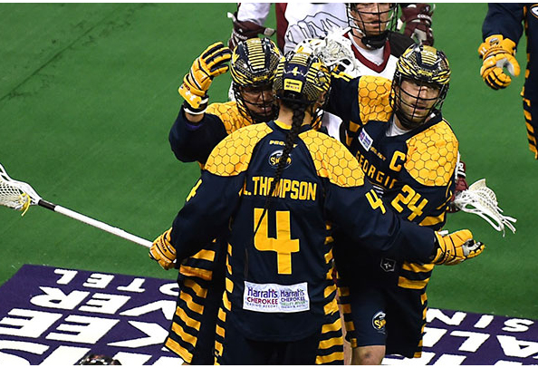 Lyle Thompson (Onondaga) scored a career-high 11 points (4G, 7A) as Swarm dominate Mammoth, 21-13