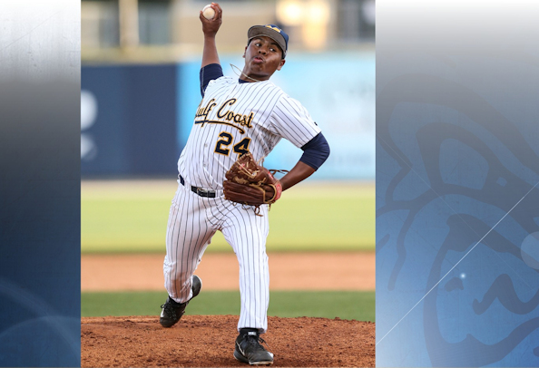 Mississippi Gulf Coast relief pitcher Brandon Kennedy (Choctaw) signs with Mississippi College