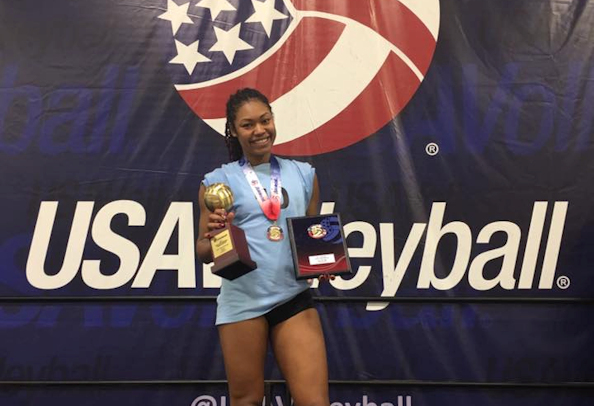Tiana Dockery (Navajo) named MVP at 2017 USA Volleyball Open National Championships; Team Wins National Title