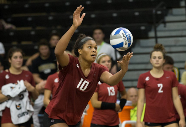 Taylor Mims (Crow Tribe) added 9 kills, 4 blocks as Washington State Cougars Win Season-Opener 3-1 over American University