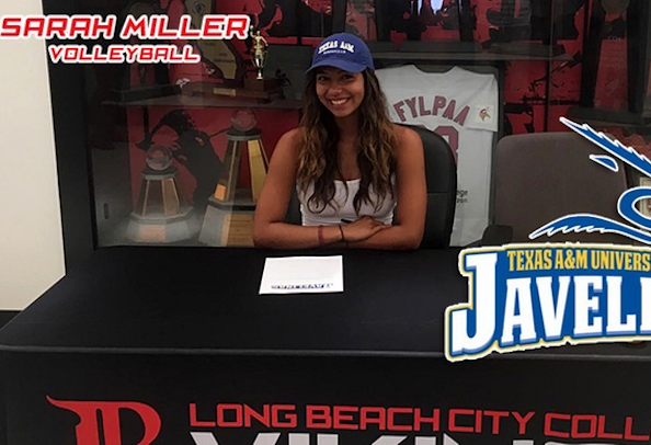 Sarah Miller (Mvskoke Creek) to continue her academic and volleyball career at Texas A&M University-Kingsville