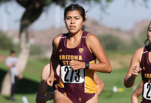 Courtney Lewis (Mojave/Hopi) Finishes in First Place at the ASU Cross Country Invitational