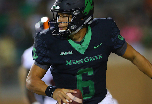 Mason Fine (Cherokee) sets a North Texas single-season record with 27 TD passes as Mean Green will go after their first C-USA championship