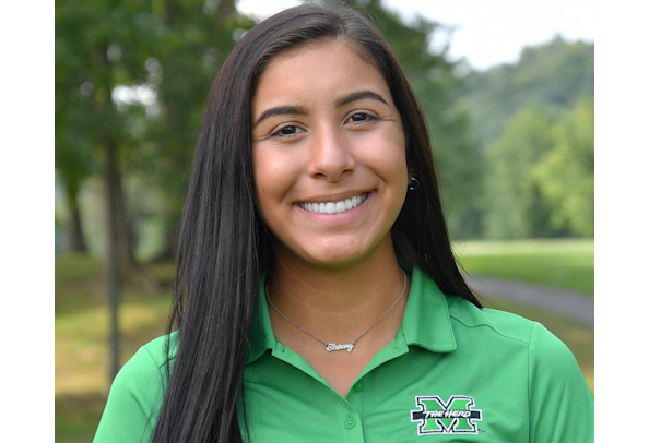 Marshall University Freshman Stormy Randazzo (Creek/Seminole) in Fourth Place after Two Rounds at the Shirley Spork Invitational